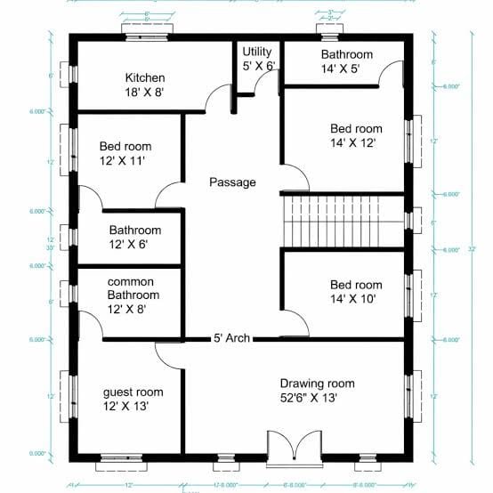 2D Plan by Homecraft Interio
